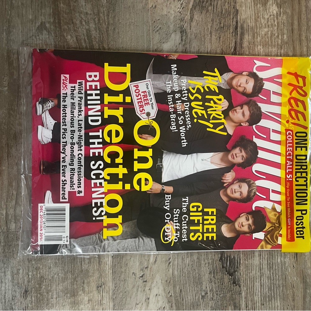 One Direction Magazine with Free Poster